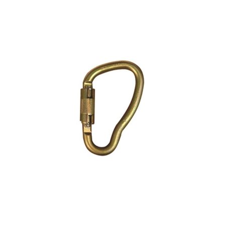 HOUSE 1 in. Carabiner Curve Gate Opening 45KN HO370542